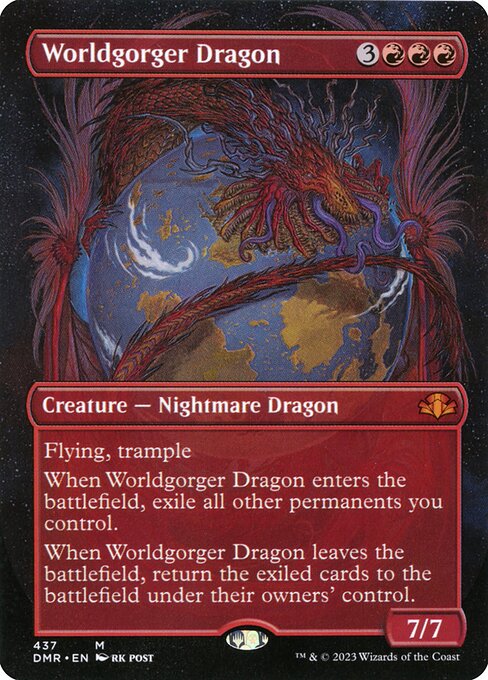 Worldgorger Dragon - Dominaria Remastered Mythic Card