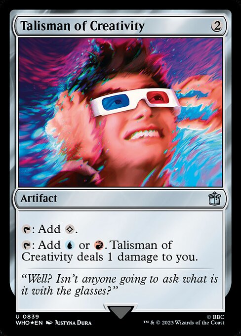 Talisman of Creativity - Doctor Who Uncommon Card