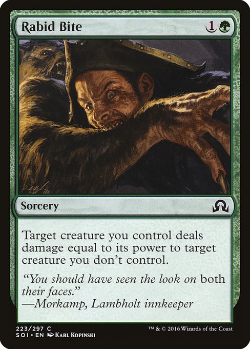 Rabid Bite - Shadows over Innistrad Common Card