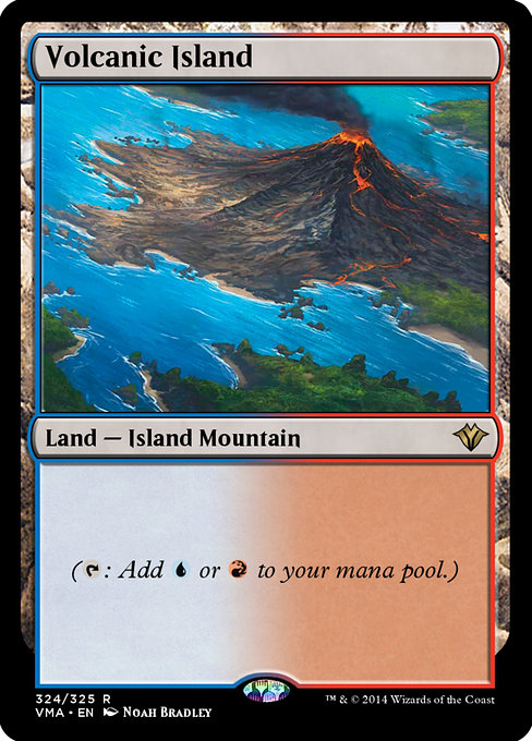 Volcanic Island - Vintage Masters Rare Card