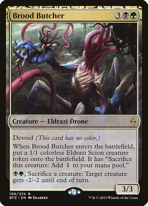 Brood Butcher - Battle for Zendikar Rare Card