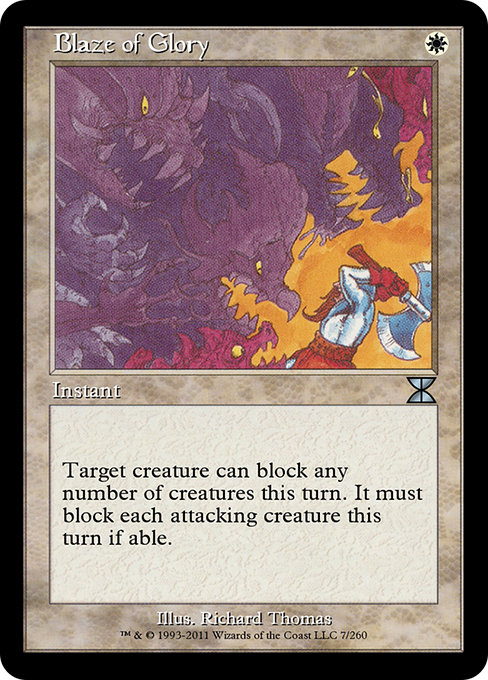 Blaze of Glory - Masters Edition IV Uncommon Card
