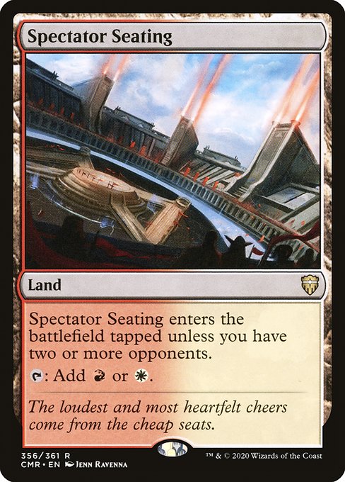 Spectator Seating - Commander Legends Rare Card
