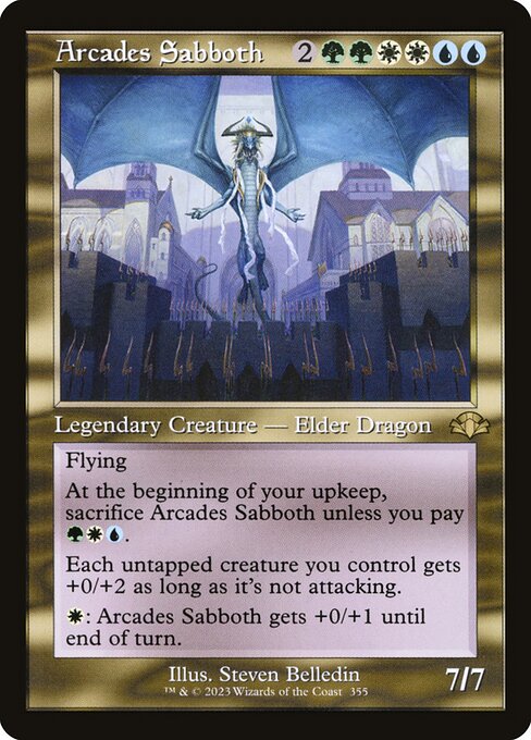 Arcades Sabboth - Dominaria Remastered Rare Card