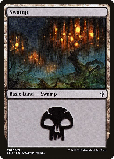 Swamp - Throne of Eldraine Common Card