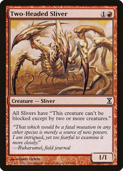 Two-Headed Sliver - Time Spiral Common Card