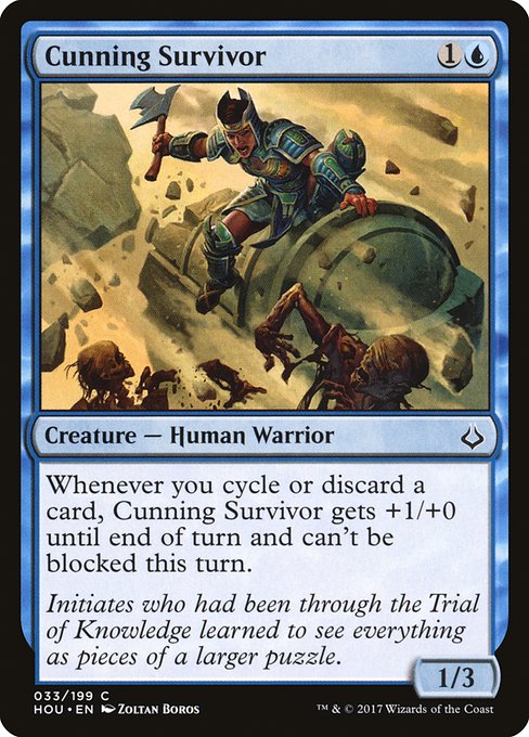 Cunning Survivor - Hour of Devastation Common Card