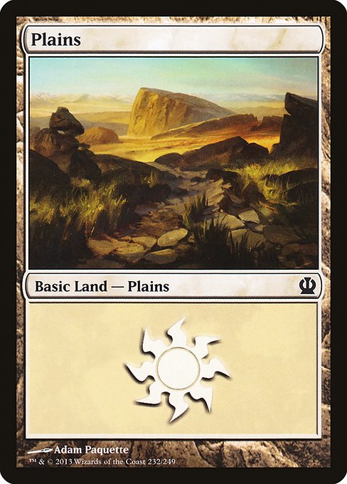 Plains - Theros Common Card