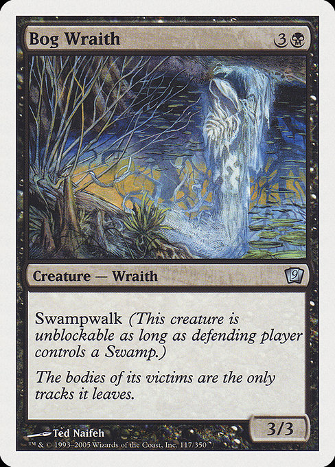 Bog Wraith - Ninth Edition Uncommon Card
