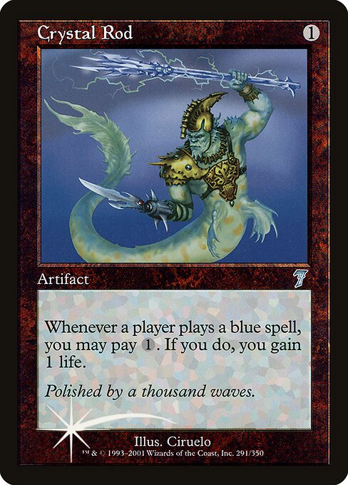 Crystal Rod - Seventh Edition Uncommon Card