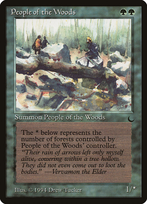 People of the Woods - The Dark Uncommon Card