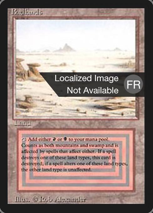 Badlands - Foreign Black Border Rare Card