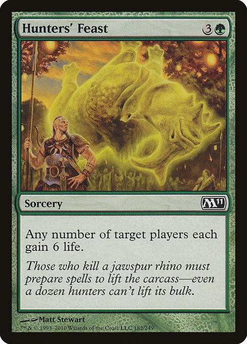 Hunters' Feast - Magic 2011 Common Card