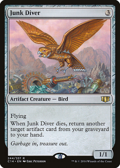 Junk Diver - Commander 2014 Rare Card