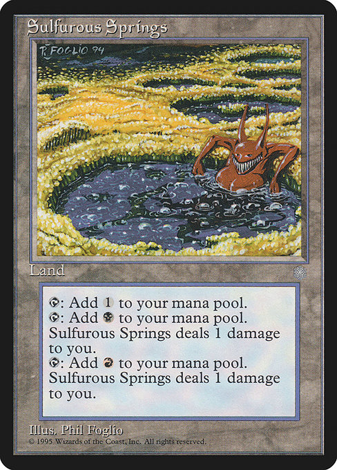 Sulfurous Springs - Ice Age Rare Card