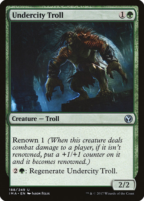 Undercity Troll - Iconic Masters Uncommon Card