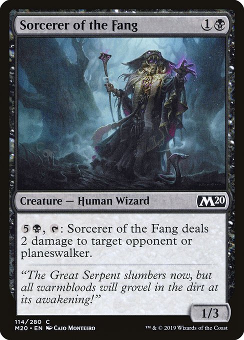 Sorcerer of the Fang - Core Set 2020 Common Card
