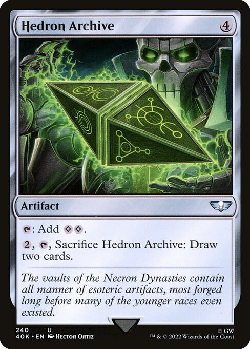 Hedron Archive - Warhammer 40,000 Commander Uncommon Card