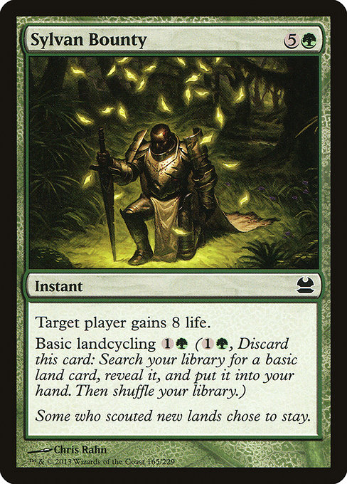Sylvan Bounty - Modern Masters Common Card