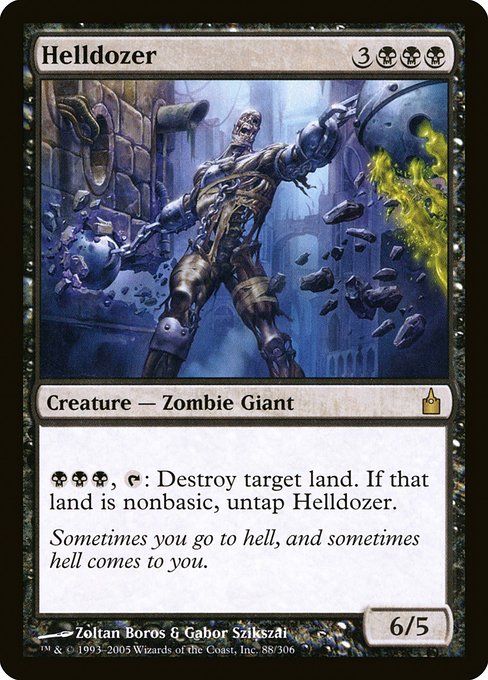 Helldozer - Ravnica: City of Guilds Rare Card