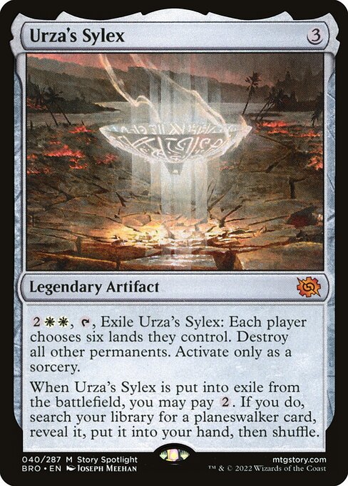 Urza's Sylex - The Brothers' War Mythic Card