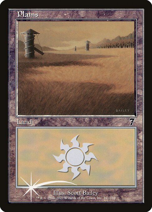 Plains - Seventh Edition Common Card