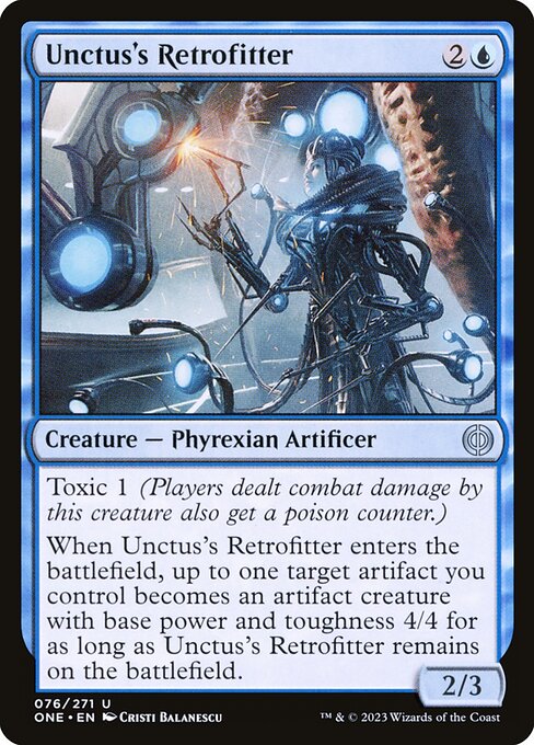 Unctus's Retrofitter - Phyrexia: All Will Be One Uncommon Card