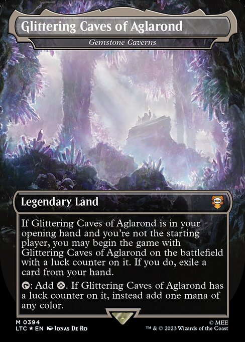 Gemstone Caverns - Tales of Middle-earth Commander Mythic Card