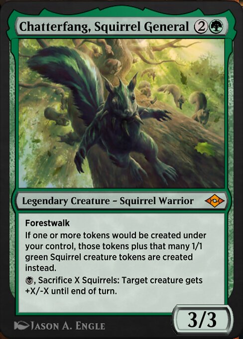 Chatterfang, Squirrel General - Jumpstart: Historic Horizons Mythic Card
