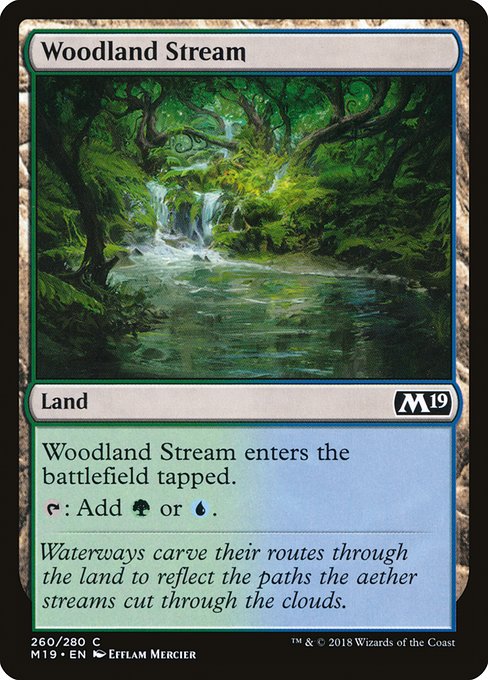 Woodland Stream - Core Set 2019 Common Card