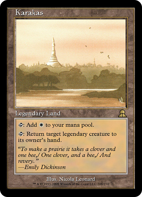 Karakas - Masters Edition III Rare Card