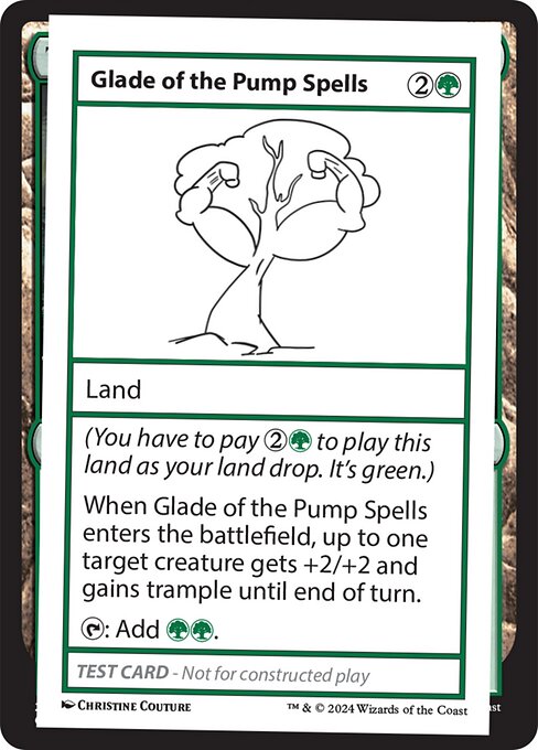 Glade of the Pump Spells - Mystery Booster 2 Rare Card