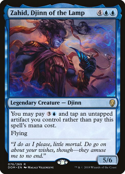 Zahid, Djinn of the Lamp - Dominaria Rare Card