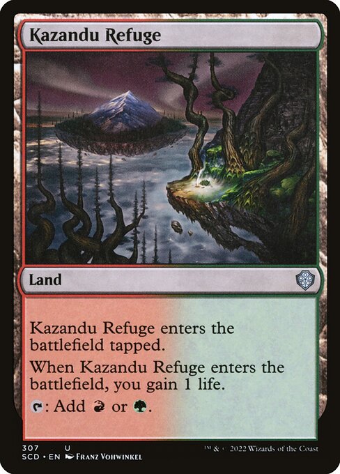 Kazandu Refuge - Starter Commander Decks Uncommon Card