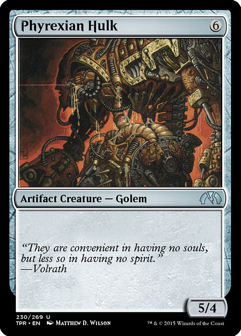 Phyrexian Hulk - Tempest Remastered Uncommon Card