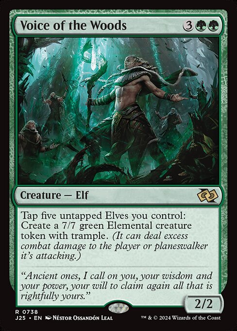 Voice of the Woods - Foundations Jumpstart Rare Card