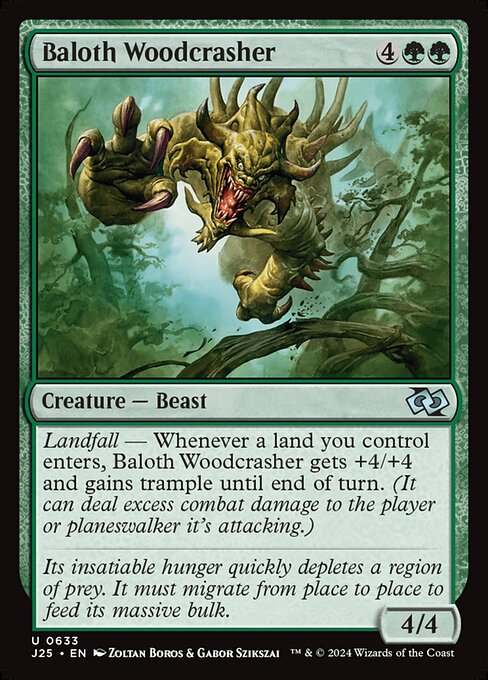 Baloth Woodcrasher - Foundations Jumpstart Uncommon Card