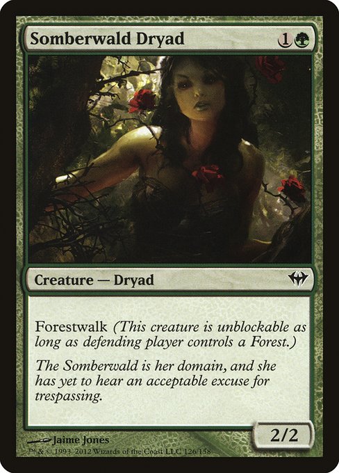 Somberwald Dryad - Dark Ascension Common Card