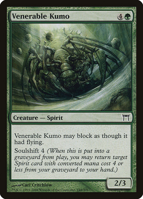 Venerable Kumo - Champions of Kamigawa Common Card