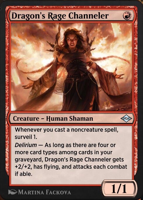 Dragon's Rage Channeler - Jumpstart: Historic Horizons Uncommon Card