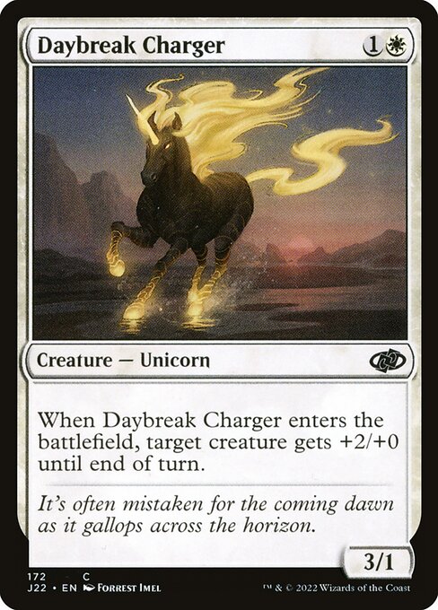 Daybreak Charger - Jumpstart 2022 Common Card