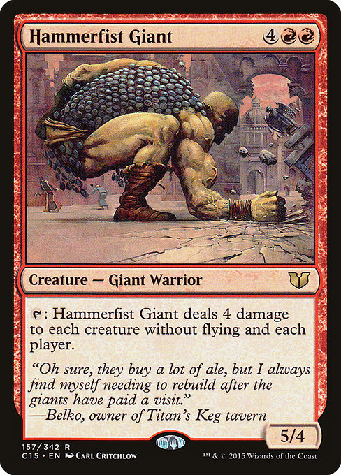 Hammerfist Giant - Commander 2015 Rare Card