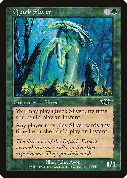 Quick Sliver - Legions Common Card