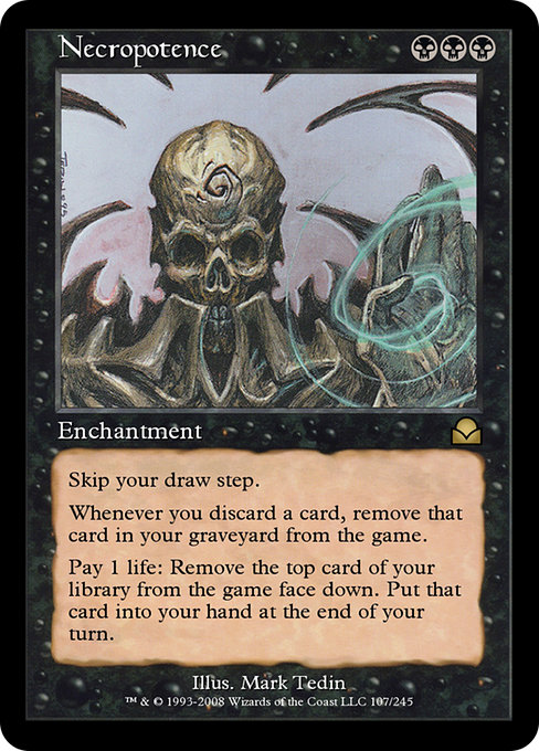 Necropotence - Masters Edition II Rare Card