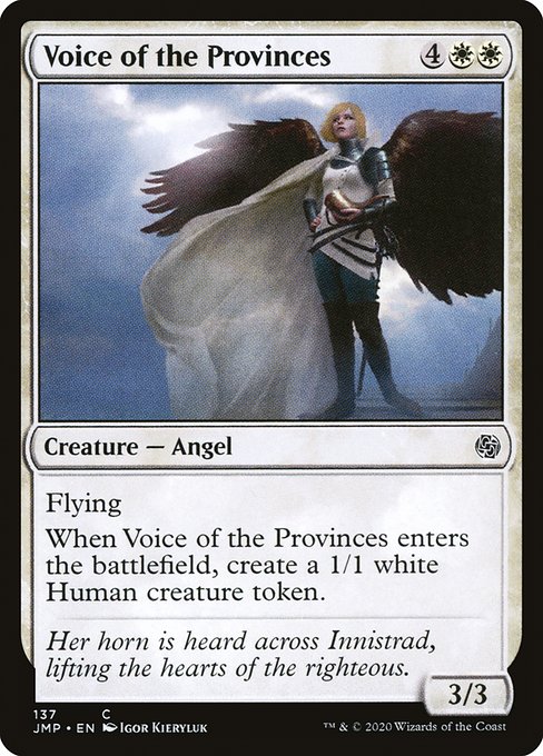 Voice of the Provinces - Jumpstart Common Card