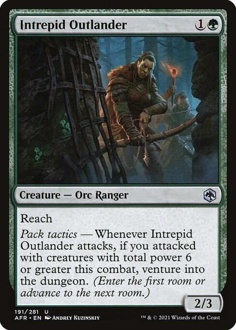 Intrepid Outlander - Adventures in the Forgotten Realms Uncommon Card