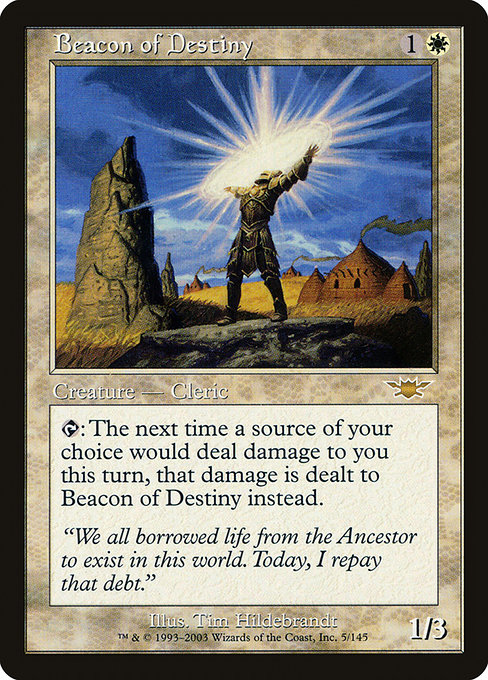 Beacon of Destiny - Legions Rare Card