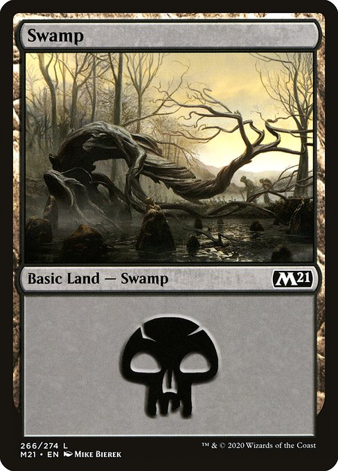 Swamp - Core Set 2021 Common Card