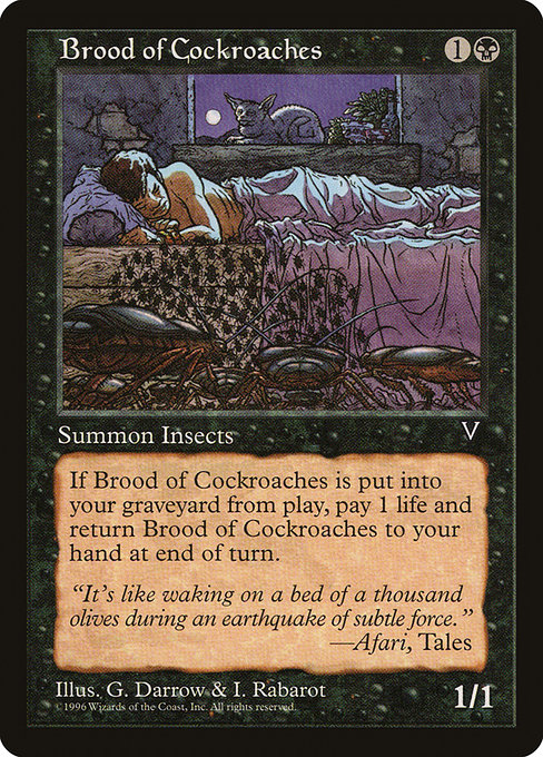 Brood of Cockroaches - Visions Uncommon Card