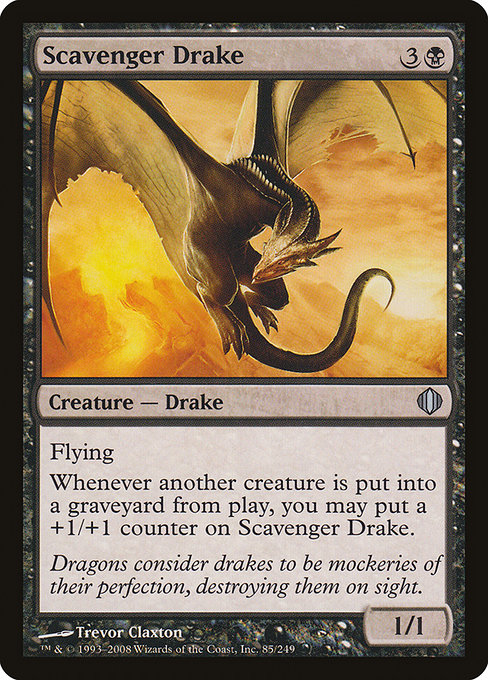 Scavenger Drake - Shards of Alara Uncommon Card